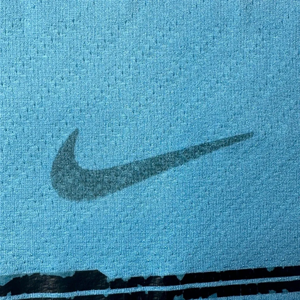 Nike Shirt Mens L Blue NikeCourt Zonal Cooling Advantage Tennis Top 830897-432